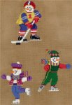 (image for) Sporty Snowmen Ornaments I